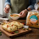Tomato & Olive Focaccia