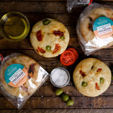 Mini Tomato & Olive Focaccia