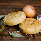 VanEllin Two Mini Onion & Sage Focaccia