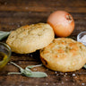 VanEllin Two Mini Onion & Sage Focaccia